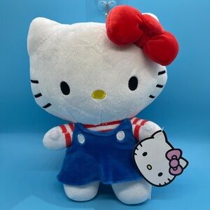 Sanrio Hello Kitty 9.5" Cute blue overall Plush